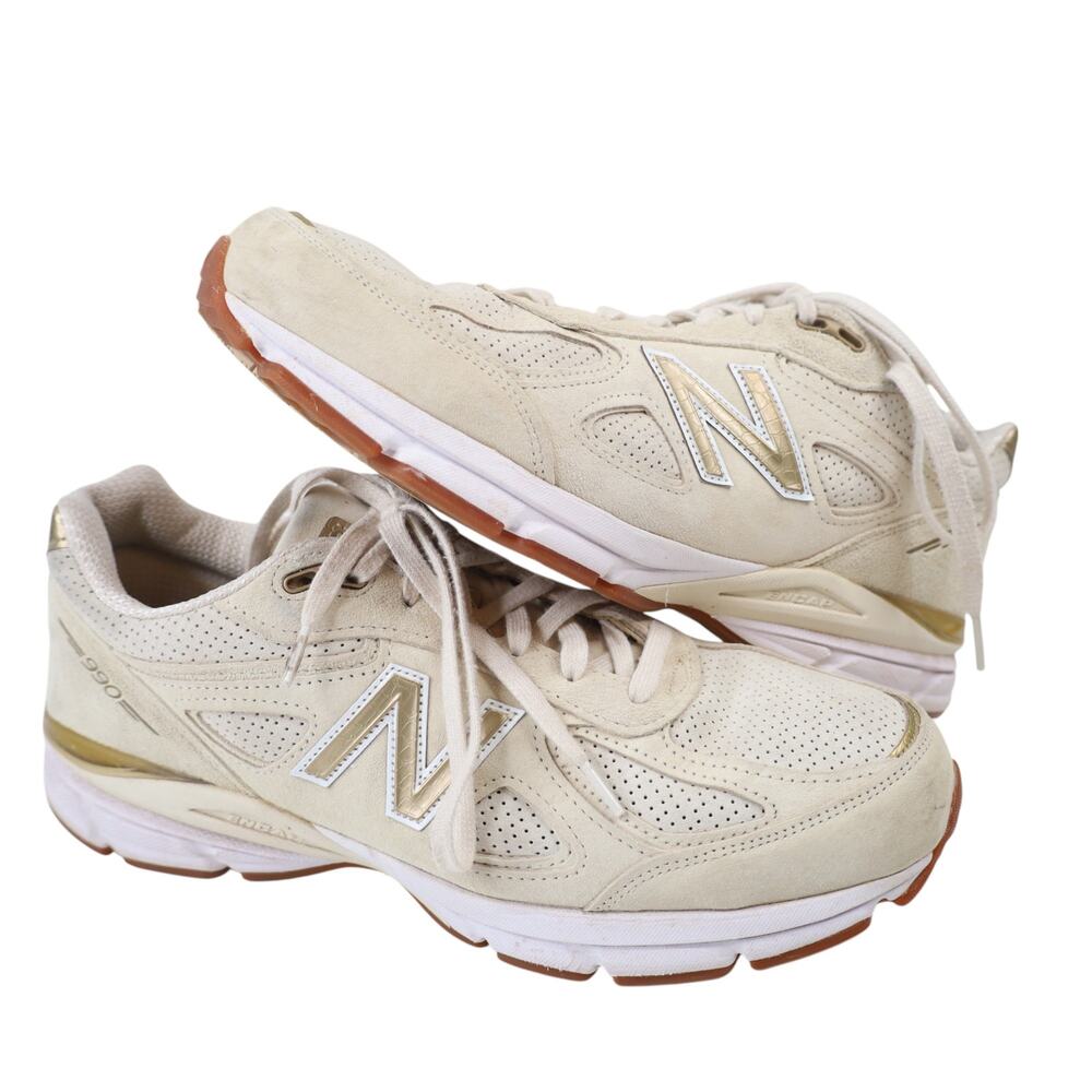 New Balance 990v4 Angora Sneakers